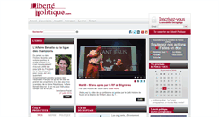 Desktop Screenshot of libertepolitique.com